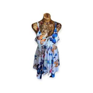 Shein two piece swim wear butterflies plus size 2XL summer